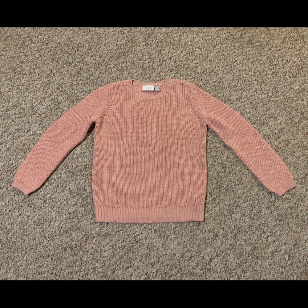 NWOT Children’s Place pink sparkly sweater